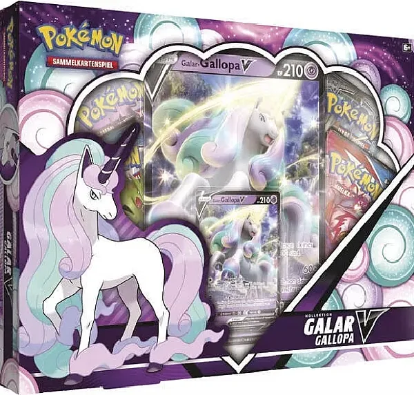POKEMON TCG - GALARIAN RAPIDASH V BOX- DE